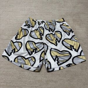 Chalk Line Shawn Michaels HBK Wrestlemania 12 Retro Mesh Shorts White Men's M